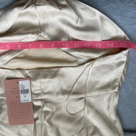 🌙 Anthropologie Halter Satin Maxi Dress – Noir Glam Luxe 🖤 - Picture 16 of 16